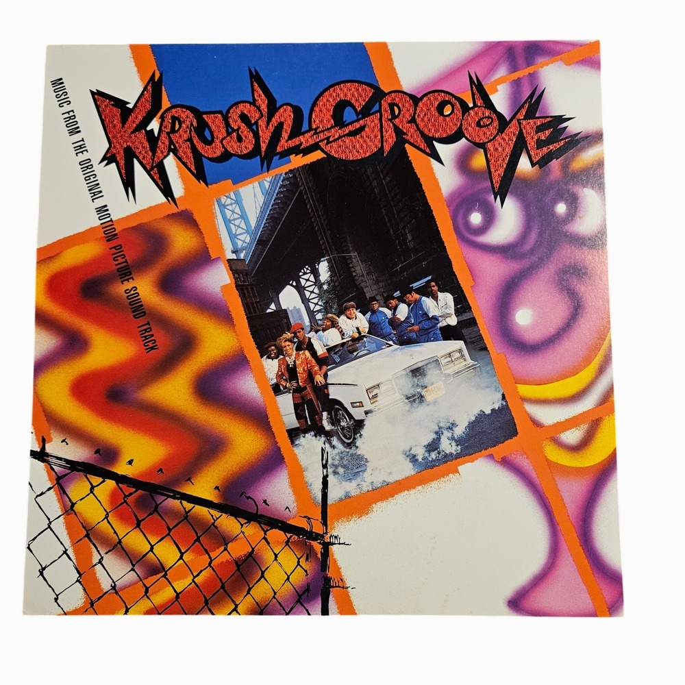 Krush‎ Groove Soundtrack 12x12 Flat Promo Poster Vintage 80s Warner Bros Hip Hop